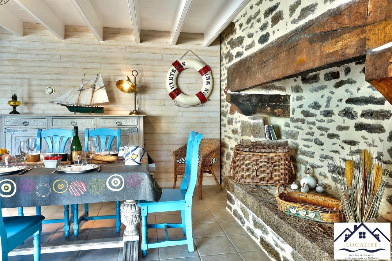 Localise - M3A La Maison Du Pecheur Au Guilvinec - Chambres Vue Mer - A 20M De La Mer Situee A La Pointe De Men Meur - Tout A Pied, Plage, Port, Centre, Commerces, Marche - Wifi Inclus - Linge De Lit Inclus - Jardin Clos - En Option , Menage Et Servi ภายนอก รูปภาพ