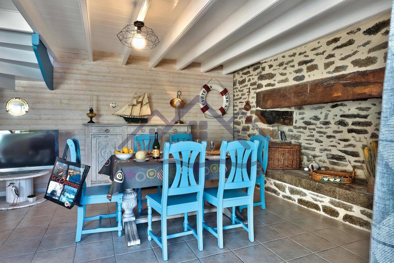 Localise - M3A La Maison Du Pecheur Au Guilvinec - Chambres Vue Mer - A 20M De La Mer Situee A La Pointe De Men Meur - Tout A Pied, Plage, Port, Centre, Commerces, Marche - Wifi Inclus - Linge De Lit Inclus - Jardin Clos - En Option , Menage Et Servi ภายนอก รูปภาพ
