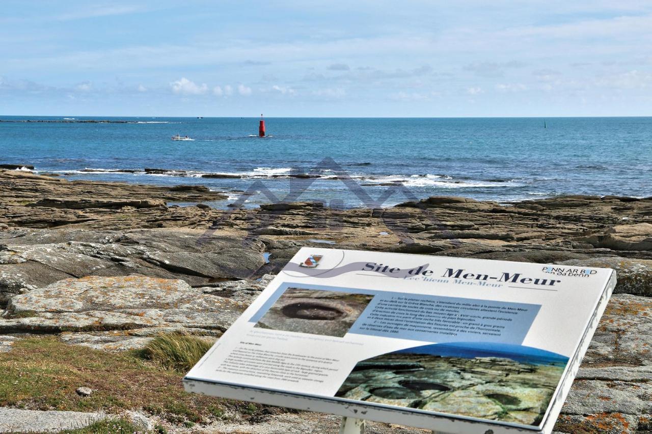 Localise - M3A La Maison Du Pecheur Au Guilvinec - Chambres Vue Mer - A 20M De La Mer Situee A La Pointe De Men Meur - Tout A Pied, Plage, Port, Centre, Commerces, Marche - Wifi Inclus - Linge De Lit Inclus - Jardin Clos - En Option , Menage Et Servi ภายนอก รูปภาพ